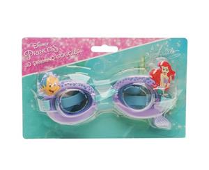 Character Unisex 3D Boys-Swimming Swimming Goggles - Disney Ariel