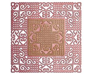 Cheery Lynn Designs Die DL317 Lords And Commons Square Doily 2 Piece Die Set