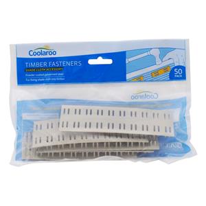 Coolaroo Grey Timber Fasteners - 50 Pack