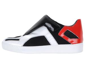 D.A.T.E. X Giuliano Fujiwara Men's Velcro Sneaker - Black/Red/White