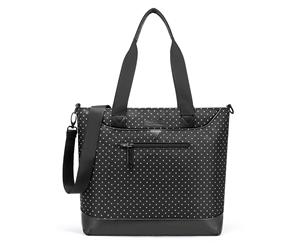 DBG Women's 15.6 Inch Nylon Laptop Bag-White Dot