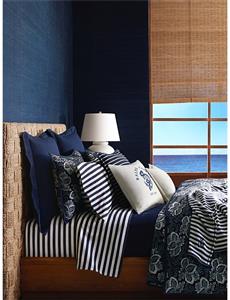 DURANT CAMERON NAVY KING BED FITTED SHEET