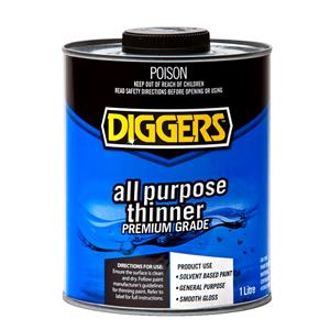 Diggers 1L All Purpose Thinner