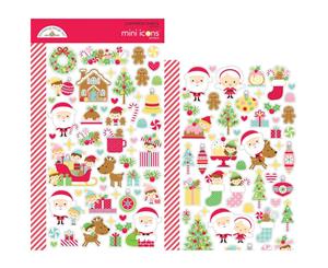 Dooblebug Mini Cardstock Stickers 2 pack - Christmas Magic Icons