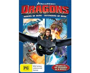 Dragons Riders of Berk / Defenders of Berk Box Set DVD Region 4