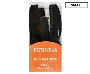 Furwear Small Dog Harness - Black