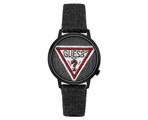 GUESS 38mm Wilshire & Grand Denim Watch - Black