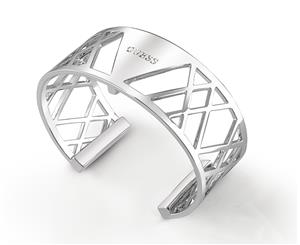 GUESS Small Insert Bangle Bracelet - Silver