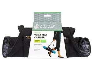 Gaiam On-The-Go Yoga Mat Carrier - Black