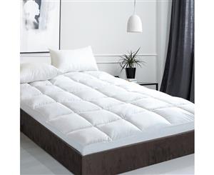 Giselle KING Mattress Topper Goose Feather Down 1000GSM Pillowtop Topper