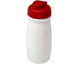 H2o Pulse 600Ml Flip Lid Sport Bottle (White/Red) - PF2861