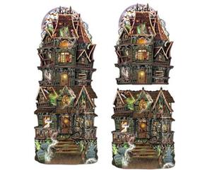 Halloween Jumbo Haunted House Cutouts