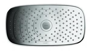 Hansgrohe Raindance Select E300 2-Jet Shower Head - White and Chrome