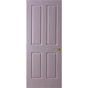 Hume 2040 x 520 x 35mm Primed Oakfield Smart Robe Wardrobe Door
