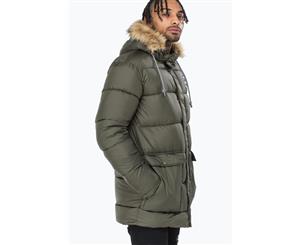 Hype Khaki Explorer Men's Puffer Jacket - Brown