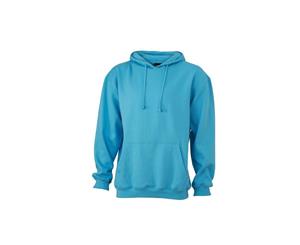 James And Nicholson Unisex Hooded Sweatshirt (Sky Blue) - FU484