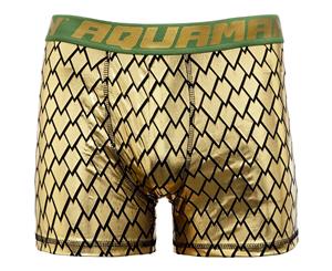 Justice League Aquaman Gold Armor Men's Boxers Briefs