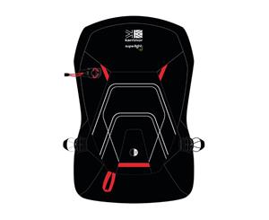 Karrimor Mens Superlight 20 Litre Adjustable Backpack - Black/Black