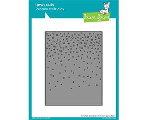 Lawn Fawn Cuts Snowfall Backdrop Portrait Die LF1803