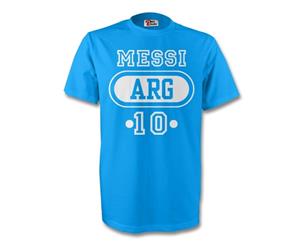 Lionel Messi Argentina Arg T-shirt (sky Blue)