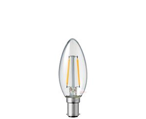 LiquidLEDs 2 Watt Candle Dimmable LED Filament Light Bulb (B15) Warm White SBC