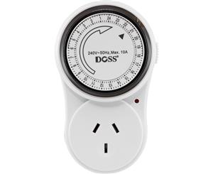 MMT24V2 DOSS 24Hrs Mains Mechanical Timer Electrical Timer-Doss Easy To Set Up and Easy To Use 24HRS MAINS MECHANICAL TIMER