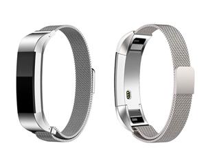 Milanese Loop Replacement Band for Fitbit Alta - Silver