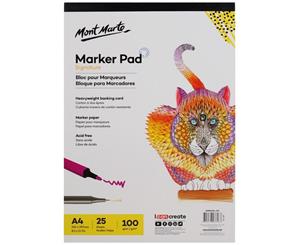 Mont Marte Signature Marker Pad A4 100gsm 25 Sheet