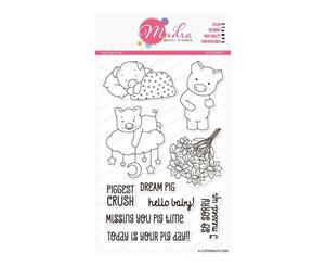 Mudra Pig Day 6 inch x 4 inch Stamp Set