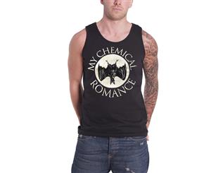 My Chemical Romance Vest Bat Band Logo Parade Official Mens - Black