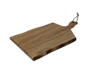 Olympia Acacia Wavy Handled Wooden Board Small