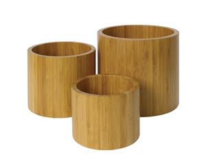 Olympia Bamboo Risers Set of 3