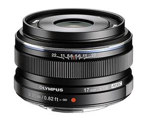 Olympus M.Zuiko Digital 17mm f/1.8 Lens (Black)