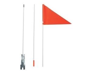 Positz High Visibility Safety Flag Orange 150cm / 60in