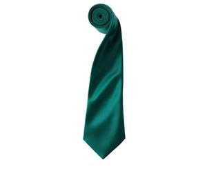 Premier Mens Plain Satin Tie (Narrow Blade) (Bottle) - RW1152