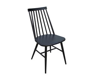 Replica Windsor Outdoor Aluminium Dining Chair In Black - Matt Black - Outdoor Aluminium Chairs