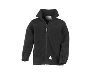 Result Childrens/Kids Full Zip Active Anti Pilling Fleece Jacket (Black) - BC921