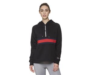 Russell Athletic Women's Quarter Zip Pop-Over - Black