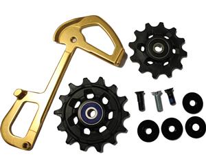 SRAM XX1 Eagle Rear Der 12spd X-Sync Pulleys and Inner Cage Gold