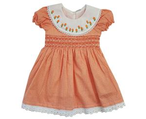 Sanvo Fashion - Smocked Dress Orange