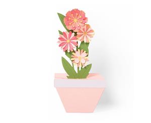 Sizzix - Thinlits Georgie Evans Die Set 9 pack - Pop-Up Plant Pot