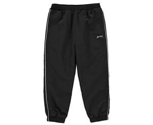 Slazenger Boys Closed Hem Woven Pants Trousers Bottoms Infant - Black