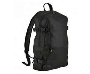 Sols Unisex Wall Street Padded Backpack (Black) - PC2593