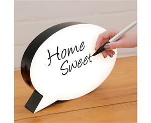 Speech Bubble Light Box