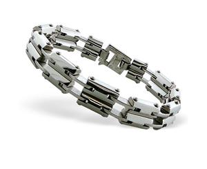 Stainless Steel Men's Link Bracelet