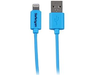 StarTech 1m Blue Lightning to USB Cable iPhone iPod iPad