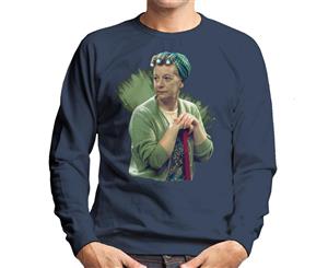 TV Times Hilda Ogden Jean Alexander Coronation Street 1975 Men's Sweatshirt - Navy Blue