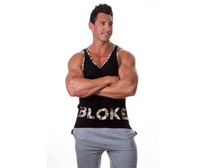 Training Singlet Bloke Camo Black