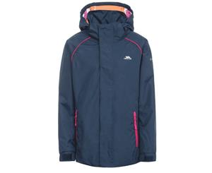 Trespass Childrens Girls Lunaria Waterproof Jacket (Navy) - TP3993