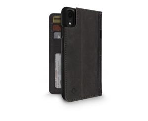 Twelve South BookBook Vintage Leather Folio Wallet Case For iPhone XR - Brown